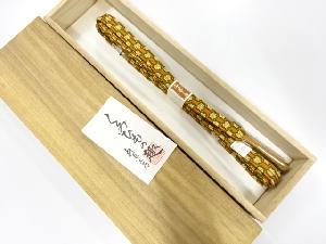 クリスマスセール大特価品　未使用品　正絹　寿恵工房　手組帯締め